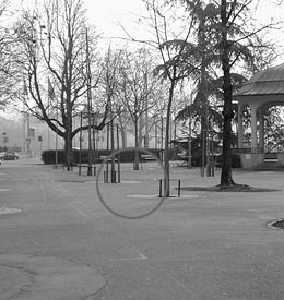 Hans Behr, Marktstand auf dem B�rkliplatz in Z�rich